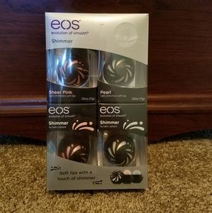 SALE! 💄NWT EOS Shimmer Lip Balm 4-Pack!!